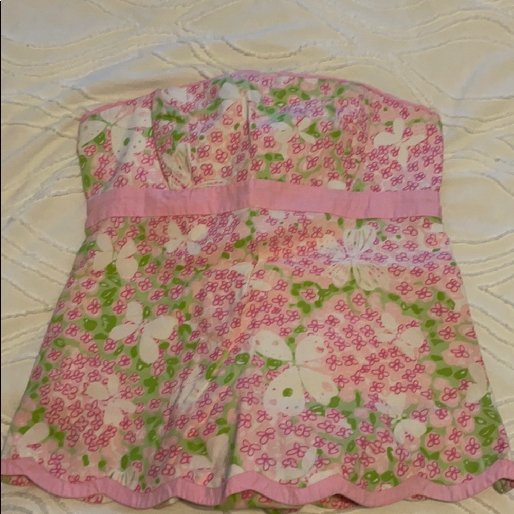 Lilly strapless top 🌸🌺👗